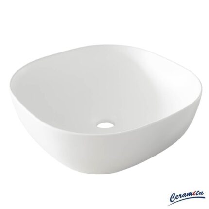 ΝΙΠΤΗΡΑΣ ENCORE WHITE MATT 40cm επικαθήμενος CERAMITA