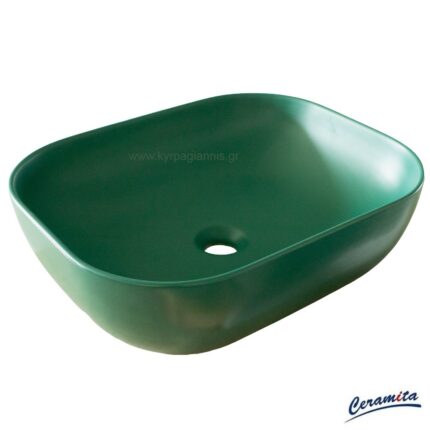 ΝΙΠΤΗΡΑΣ ENCORE GREEN MATT 50cm επικαθήμενος CERAMITA