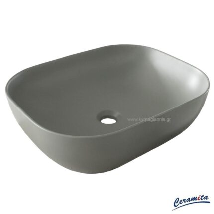 ΝΙΠΤΗΡΑΣ ENCORE GREY MATT 50cm επικαθήμενος CERAMITA