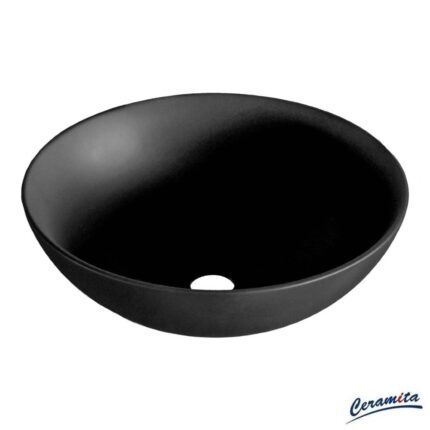 ΝΙΠΤΗΡΑΣ F434 BLACK MATT Φ40cm επικαθήμενος CERAMITA