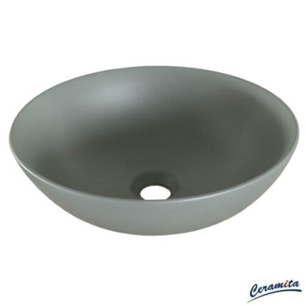 ΝΙΠΤΗΡΑΣ F434 GREY MATT Φ40cm επικαθήμενος CERAMITA