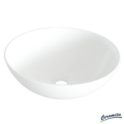 ΝΙΠΤΗΡΑΣ F434 WHITE MATT Φ40cm επικαθήμενος CERAMITA