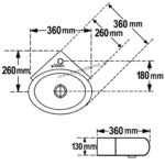 ΝΙΠΤΗΡΑΣ ΓΩΝΙΑΚΟΣ 36x36x13 (7622)