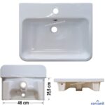 ΝΙΠΤΗΡΑΣ επίπλου HARMONY 50cm ημιεπικαθήμενος CERSANIT