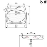 ΝΙΠΤΗΡΑΣ ΜΠΑΝΙΟΥ PALERMO AMEA 65x56