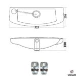 ΝΙΠΤΗΡΑΣ ΜΠΑΝΙΟΥ 52x25 PALLADIO επιτοίχιος