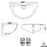 ΝΙΠΤΗΡΑΣ ΜΠΑΝΙΟΥ 46x28 REX επιτοίχιος