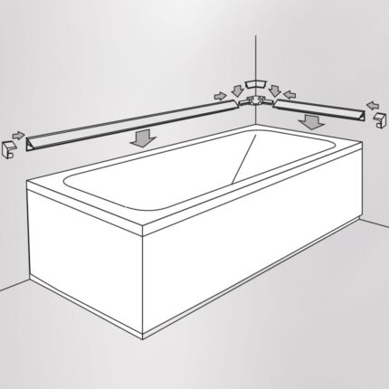 ΠΕΡΙΜΕΤΡΙΚΟ ΑΡΜΟΚΑΛΥΠΤΡΟ ΜΠΑΝΙΕΡΩΝ pvc