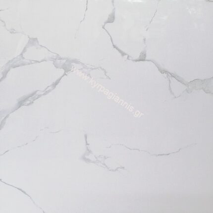 ΠΛΑΚΑΚΙ ALPINE CARRARA GLOSSY 60x60 πορσελανάτο
