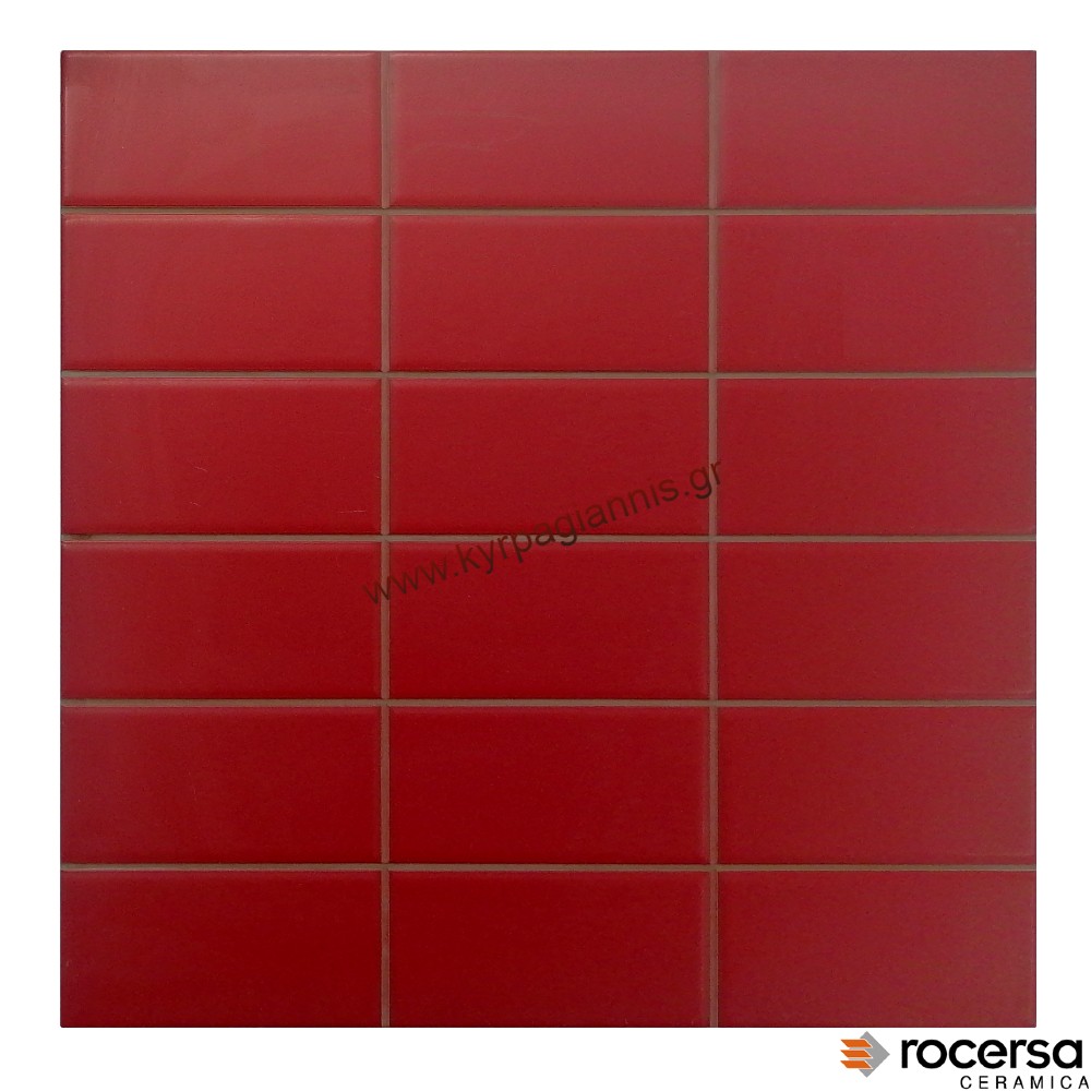 plakconcept mat rojo 6x3 apoiotita 316x316 rocersa p8 04 075 1.jpg ΠΛΑΚΑΚΙ τοίχου CONCEPT MAT ROJO 6x3 31,6x31,6 Κοκκινόπαστο Rocersa