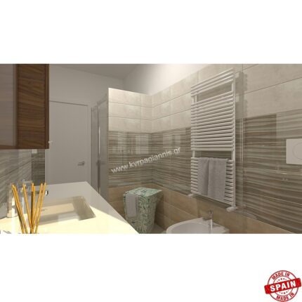 ΠΛΑΚΑΚΙ τοίχου DECOR WEAVE EASY LUCIDO 20x50 Κοκκινόπαστο