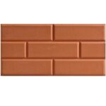 ΠΛΑΚ.ΔΙΑΚΟΣΜ.ΚΕΡΑΜΙΚΑ κόκκινο 28x14