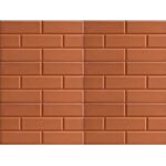 ΠΛΑΚ.ΔΙΑΚΟΣΜ.ΚΕΡΑΜΙΚΑ κόκκινο 28x14