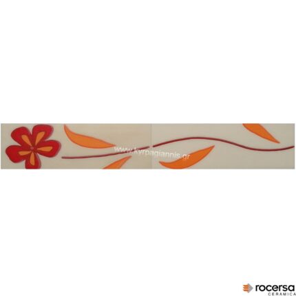 ΠΛΑΚΑΚΙ ΛΙΣΤΕΛΟ τοίχου CE BLOOM RJO 10x31,6