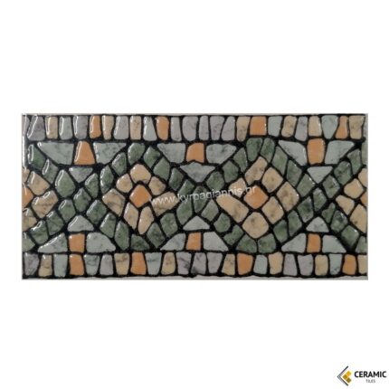 ΠΛΑΚΑΚΙ ΛΙΣΤΕΛΟ τοίχου ΜΩΣΑΪΚΟ ΠΡΑΣΙΝΟ 10x20