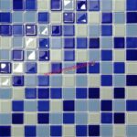 Ψηφίδα Άσπρη-Μπλε JB10 δίχτυ 30x30