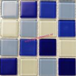 Ψηφίδα Άσπρη-Μπλε JB10 δίχτυ 30x30