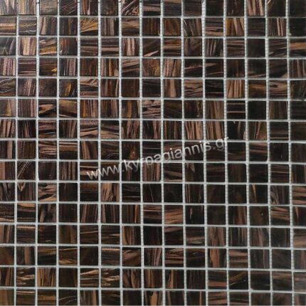 Ψηφίδα Ιριδίζουσα καφέ AT-E02 δίχτυ 32,7x32,7