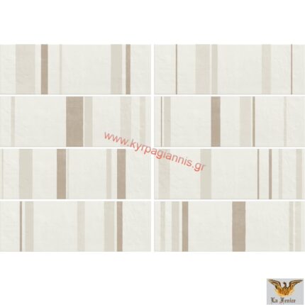 ΠΛΑΚΑΚΙ τοίχου RESINART DECOR MULTI WARM 25x75 wall Λευκόπαστο
