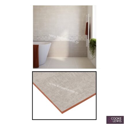 ΠΛΑΚΑΚΙ τοίχου SABIO GREY 20x60 wall Κοκκινόπαστο