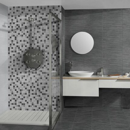 ΠΛΑΚΑΚΙ TESSILE ACERO 25x50