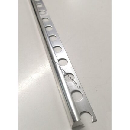 ΠΡΟΦΙΛ πλακιδίων ΧΡΩΜΕ inox ΓΥΑΛΙΣΤΕΡΟ 10mm 2,5m