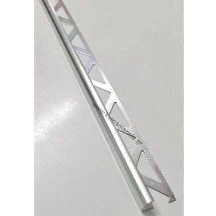 ΠΡΟΦΙΛ πλακιδίων ΧΡΩΜΕ ΓΥΑΛΙΣΤΕΡΟ 8mm 2,5m