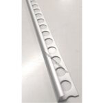 ΠΡΟΦΙΛ αλουμινίου πλακιδίων ΧΡΩΜΕ ΜΑΤ B.Τ. 8mm 2,5m ανοιχτό