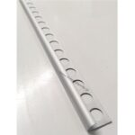 ΠΡΟΦΙΛ αλουμινίου πλακιδίων ΧΡΩΜΕ ΜΑΤ Ε.Τ. 8mm 2,5m