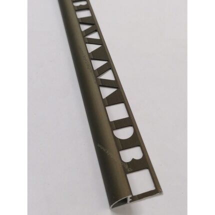 ΠΡΟΦΙΛ πλακιδίων DARK BRONZE ΜΑΤ 10mm 2,5m κλειστό