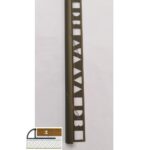 ΠΡΟΦΙΛ πλακιδίων DARK BRONZE ΜΑΤ 10mm 2,5m κλειστό