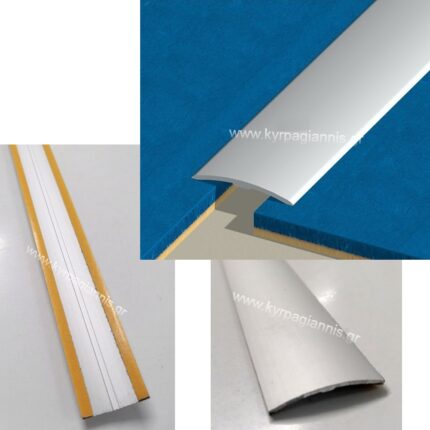 ΠΡΟΦΙΛ ΑΛΟΥΜΙΝΙΟΥ INOX MAT ΠΟΡΤΑΣ 90cm