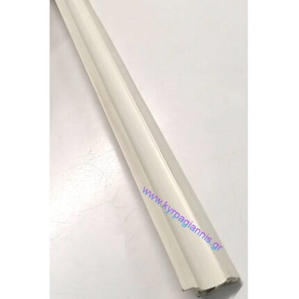 ΑΡΜΟΚΑΛΥΠΤΡΟ ΠΡΟΦΙΛ ΜΠΑΝΙΕΡΑΣ ΓΩΝΙΑ 2,75m λευκό 33mm
