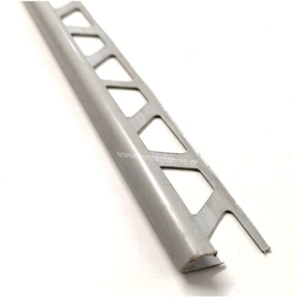 ΠΡΟΦΙΛ PVC πλακιδίων ΓΚΡΙ ABP 8mm ανοιχτό