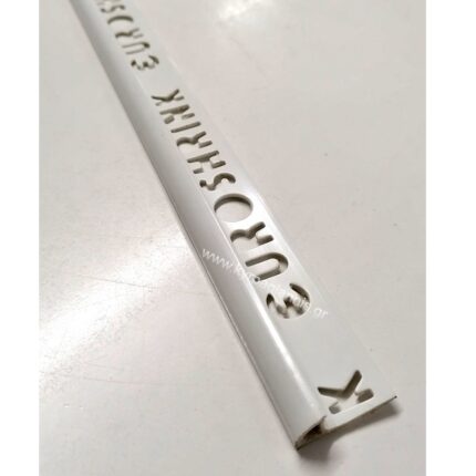 ΠΡΟΦΙΛ πλακιδίων PVC ΛΕΥΚΟ 8mm 2,70m κλειστό