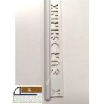 ΠΡΟΦΙΛ πλακιδίων PVC ΛΕΥΚΟ 8mm 2,70m κλειστό