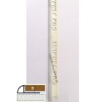 ΠΡΟΦΙΛ PVC ΛΕΥΚΟ ΜΑΡΜΑΡΟ 8mm (κλειστό)