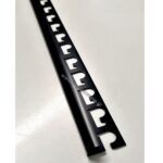 ΠΡΟΦΙΛ PVC πλακιδίων ΜΑΥΡΟ 10mm κλειστό