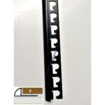 ΠΡΟΦΙΛ PVC πλακιδίων ΜΑΥΡΟ 10mm κλειστό