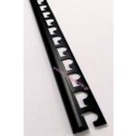 ΠΡΟΦΙΛ PVC πλακιδίων ΜΑΥΡΟ 8mm κλειστό