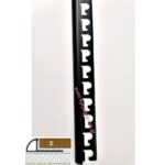 ΠΡΟΦΙΛ PVC πλακιδίων ΜΑΥΡΟ 8mm κλειστό