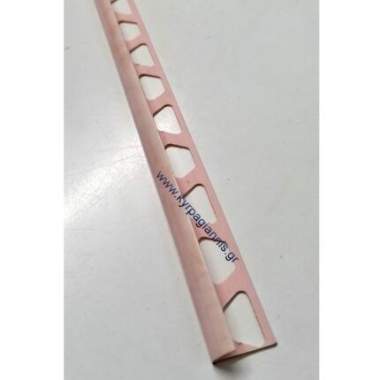 ΠΡΟΦΙΛ ΠΛΑΚΙΔΙΩΝ PVC ΡΟΖ ΜΑΡΜΑΡΟ 8mm 2,7m ανοιχτό