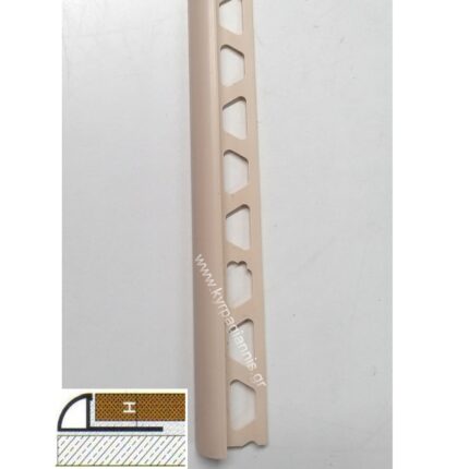 ΠΡΟΦΙΛ πλακιδίων PVC ΣΑΜΠΑΝΙ 10mm 2,7m κλειστό