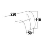 ΜΠΑΣΤΟΥΝΙ ΓΑΛΛΙΑΣ πυρότουβλο 22x11x5 κόκκινο (FONTES)