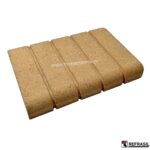 ΠΥΡΟΠΟΔΙΑ ΤΣΕΧΙΑΣ πυρότουβλο 31x20x4 κίτρινο (Refrasil)