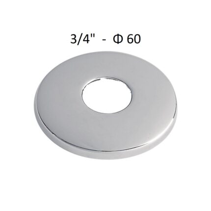 ΡΟΖΕΤΑ 3/4" Φ60 επίπεδη inox ΜΠΑΤΑΡΙΩΝ