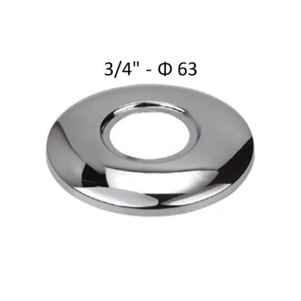 ΡΟΖΕΤΑ 3/4" Φ63 επίπεδη inox ΜΠΑΤΑΡΙΩΝ