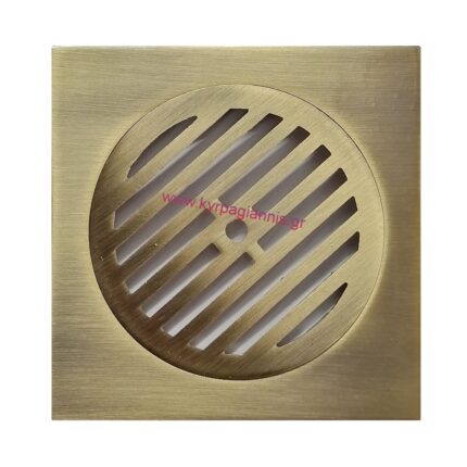 ΣΧΑΡΑ δαπέδου 12x12 ΜΠΡΟΝΖΕ απλή