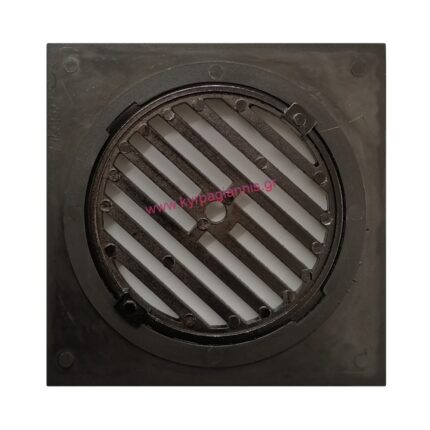 ΣΧΑΡΑ δαπέδου 12x12 ΜΠΡΟΝΖΕ απλή