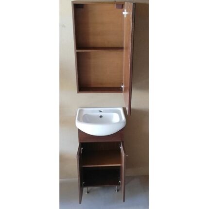 ΣΕΤ ΕΠΙΠΛΟ ΜΠΑΝΙΟΥ με καθρέπτη 45 ΚΑΡΥΔΙ